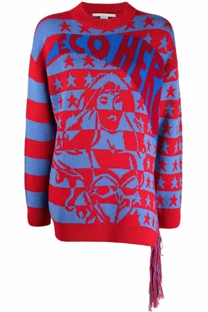 Stella McCartney Eco Hero intarsia-trøje