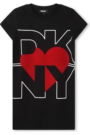 DKNY T-shirt-kjole med logotryk