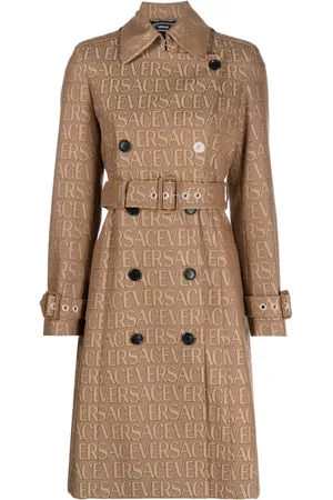 VERSACE Allover trenchcoat i jacquard