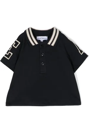 Emporio Armani Polo med stribet kant