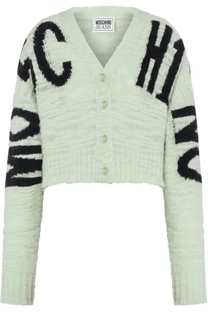 Moschino Cropped cardigan i strik
