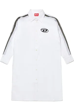Diesel Skjortekjole med oval D-broderi