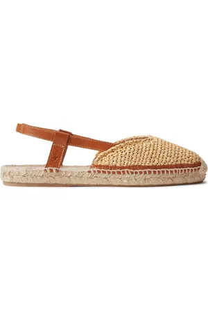 Ralph Lauren Slingback-espadriller i bast