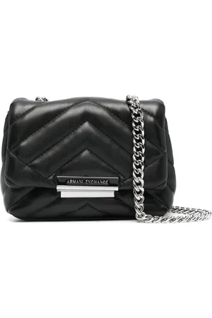 Armani Exchange Lille taske med chevron-quilt
