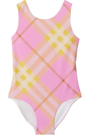 Burberry Vintage-ternet badedragt med rund halsudskæring