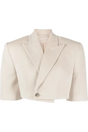 The Mannei Cropped Wjosa blazer med korte ærmer