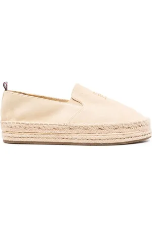 Tommy Hilfiger Espadriller i ruskind med plateausål