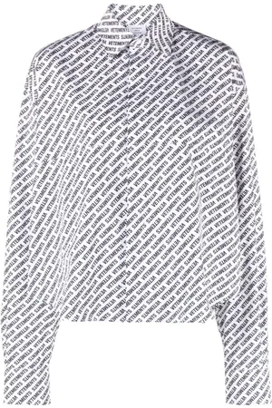 Vetements Skjorte med logotryk