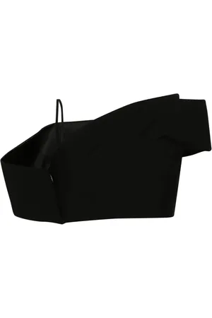 Alexander McQueen Dekonstrueret asymmetrisk cropped top