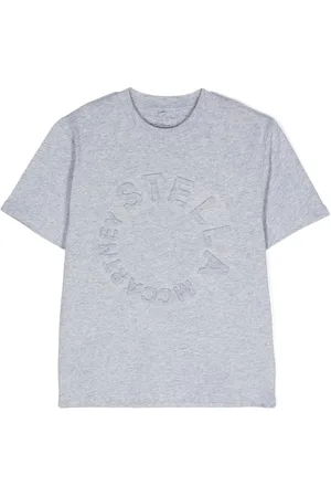 Stella McCartney T-shirt i jersey med præget logo