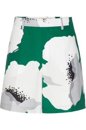 VALENTINO GARAVANI Bermuda-shorts med Flower Portrait-tryk