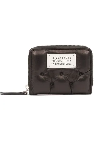 Maison Margiela Polstret møntpung i læder med nummermotiv