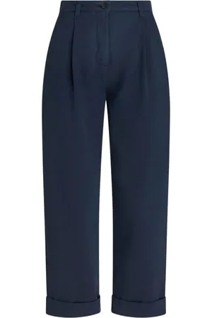 Etro Cropped sildebensmønstrede chinos