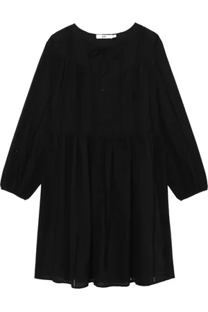 B+AB Smock-kjole med blondedetalje
