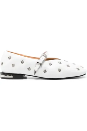TOGA PULLA Flade ballerinaer med nittedetalje