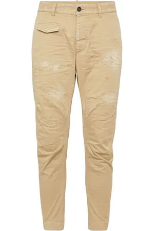 Dsquared2 Sexy chino-bukser med slitageeffekt