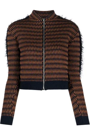 Durazzi Milano Cropped Kolie jakke i mønstret jacquard