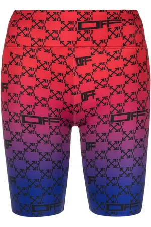 OFF-WHITE Cykelshorts med monogram-print