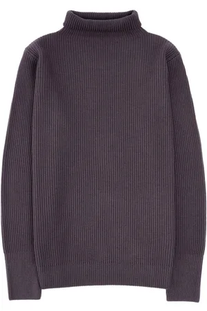 BARENA Sweater i uld med logo