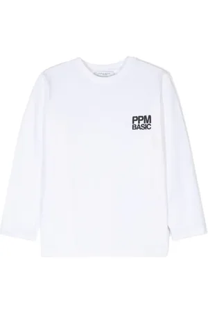 Paolo Pecora T-shirt med logo-applikation