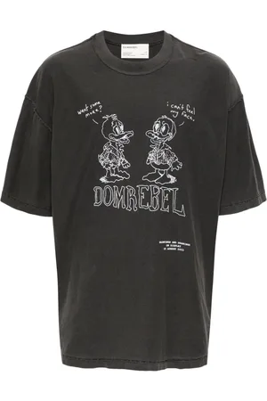DOMREBEL Comic Pals T-shirt med grafisk tryk
