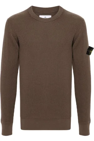 Stone Island Sweater med kompasmærke