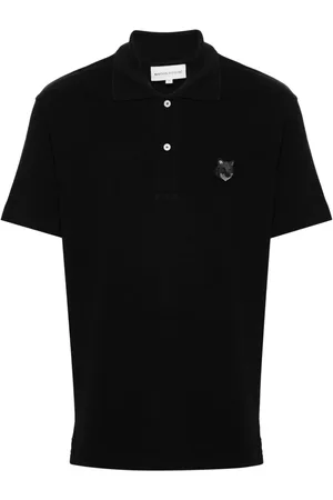 Maison Kitsuné Polo med rævemotiv