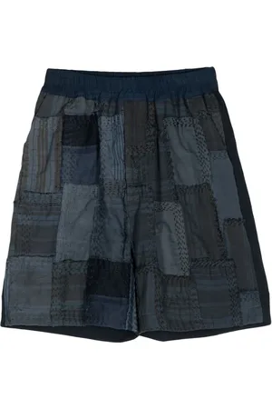 BY WALID Bermuda-shorts med patchwork
