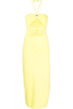 Solid The Ariana kjole med halterneck