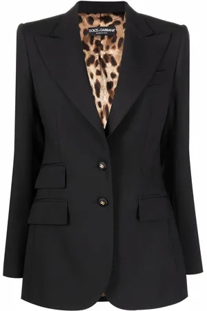 Dolce & Gabbana Enkeltradet blazer i crepe