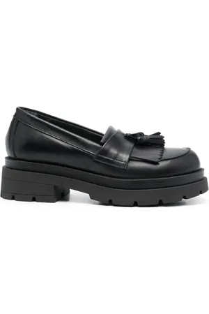 P.A.R.O.S.H. 45mm læderloafers med kvastdetalje