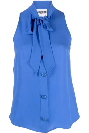 Moschino Bluse med sløjfekrave