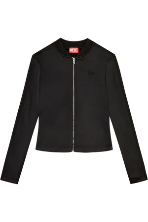 Diesel Oper jakke med broderet logo