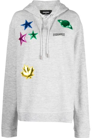 Dsquared2 Cool hættetrøje med mærkedetalje