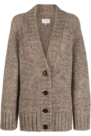 Maison Margiela Cardigan i strik med knappelukning