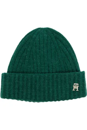 Tommy Hilfiger Ribbet hue med logoplade