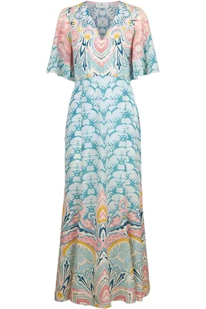 Etro Maxi kjole med paisleytryk
