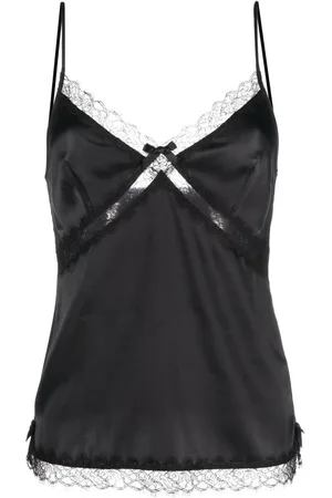 Agent Provocateur Gisele tanktop med blondekant