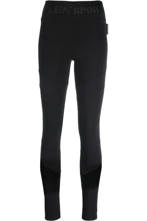 Philipp Plein Leggings med logobånd i taljen