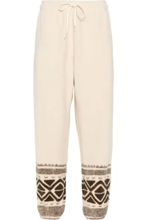 Ralph Lauren Joggingbukser i imiteret lammeskind
