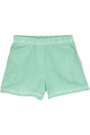 Stella McCartney Shorts med takket broderi