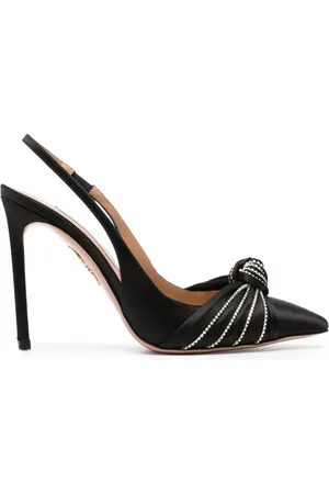 Aquazzura Atelier 105 pumps med satin-finish
