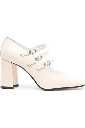 Carel Keel 85mm pumps i lakeret læder