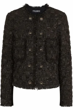 Dolce & Gabbana Gabbana jakke i lamé jacquard