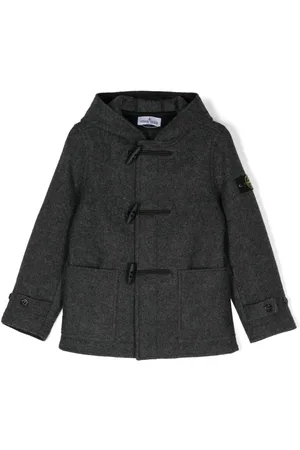 Stone Island Duffle-frakke med kompas-mærke
