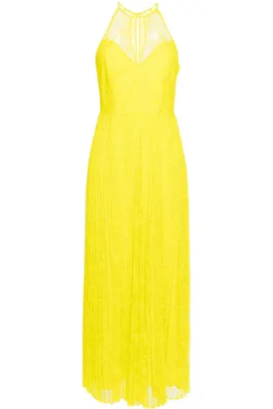 Twin-Set Kjole med halterneck og blonder