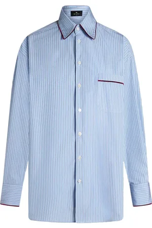 Etro Stribet poplin-skjorte