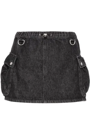 COPERNI Kort cargo-nederdel i denim