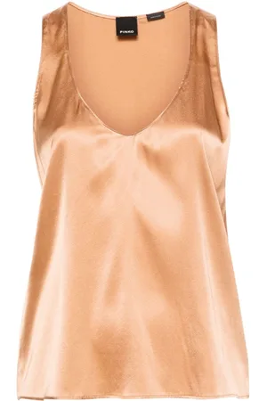 Pinko Marzemino tanktop i silkeblanding