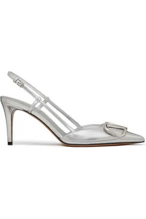 VALENTINO GARAVANI 80mm signatur slingback-pumps med VLogo